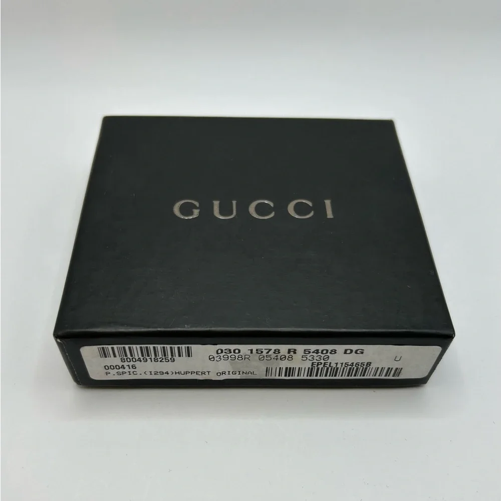 Gucci coin case with box in light lavender